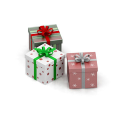 Christmas holiday 3D rendering