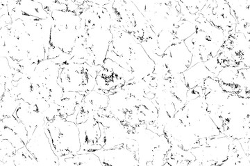 Abstract monochrome background. Texture is black and white. in grunge style. Pattern of chips, cracks, scuffs, dust, stains