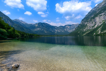 Naklejka na ściany i meble Lake Bohinj, Slovenia