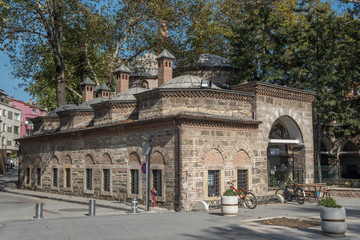 Fototapeta na wymiar ınegöl historical square, Bursa, Turkey