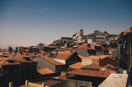 Vistas de la ciudad de oporto