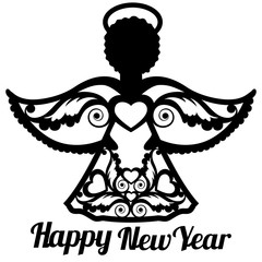 stencil angel for laser cutting