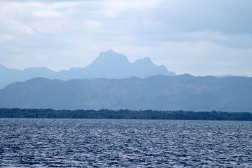 mountains and sea