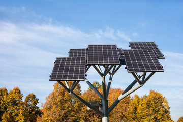 Solar Panels in City Park