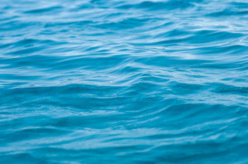 Background of blue calm sea waves - 233927673