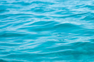 Background of turquoise calm sea waves - 233927690