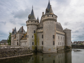 Fototapeta na wymiar Chateau de Sully sur Loire