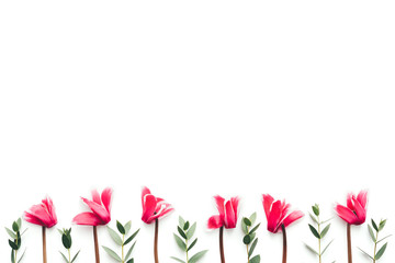 Background With Spring Flowers
