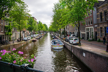 Fototapeta premium canal in amsterdam