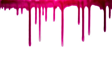 flow of watercolor paint