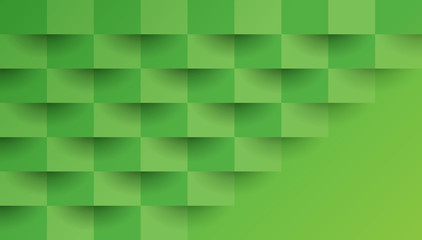 Green abstract background vector with blank space for text.