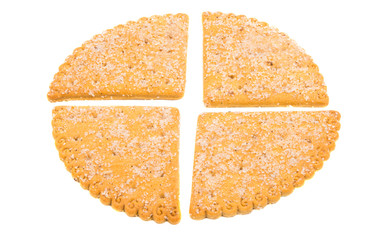 cinnamon cookies isolated