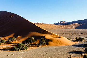 Luftaufnahme, Sanddünen im Sossusvlei Nationalpark