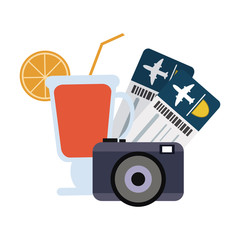 Travel and vacation symbols