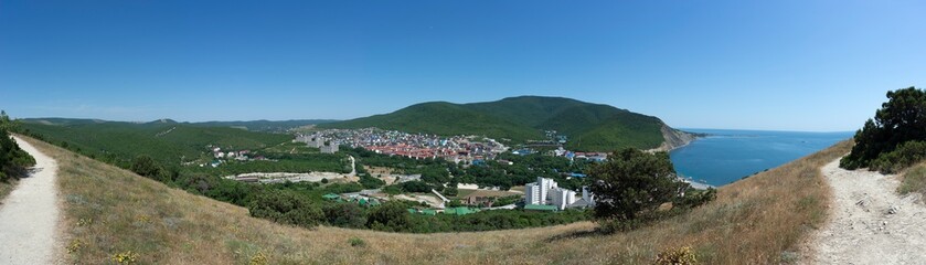Fototapeta na wymiar Sukko Resort. Krasnodar region. Russia. June 20, 2018