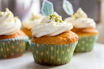 Lime Flavoured Cup Cakes