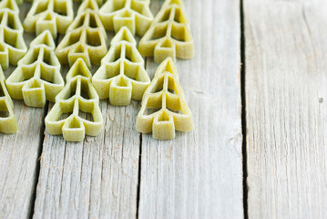 Christmas tree pasta