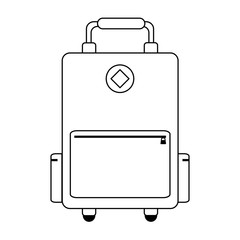 Travel and vacation in black and white