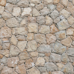 Fond mur en pierre