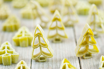 Christmas tree pasta