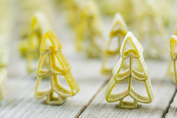 Christmas tree pasta