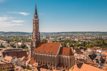 Beautiful church Saint Martin at Landshut - Bavaria - Germany