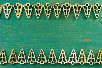 Christmas tree pasta