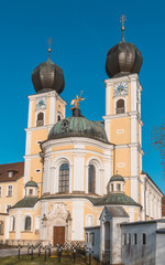 Fototapeta na wymiar Beautiful church at Metten - Bavaria - Germany
