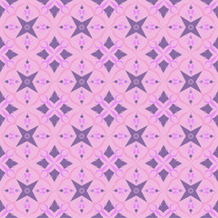 Pink royal pattern. Seamless vector background