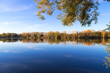 Germany, Saxony Anhalt, Lake Kretschau