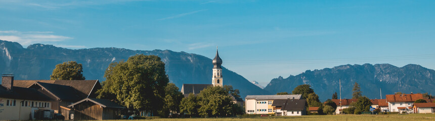 Fototapeta premium Beautiful bavarian alpine view