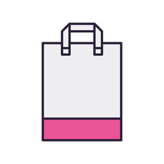 shopping bag isolated icon