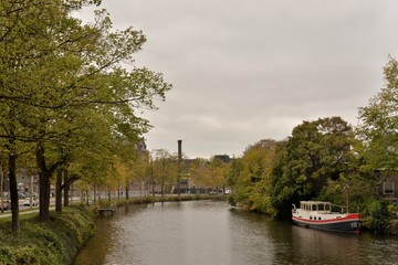 Fototapeta premium canal in amsterdam