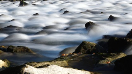 Stromschnellen an der Saalach bei Bad Reichenhall