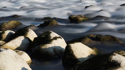 Stromschnellen an der Saalach bei Bad Reichenhall