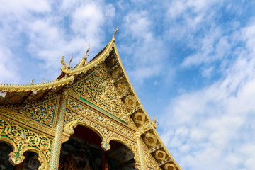 Fototapeta premium Wat Tha Ngio - Buddhist Temple , Lamphun Thailand