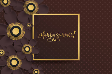 flowers with realistic shadow to banner or promotions. Background with anemones can be used for a magazine, web, advertising.