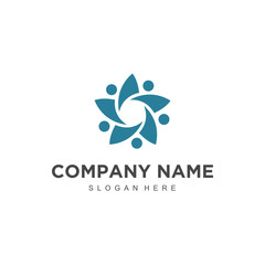 Obraz premium Simple minimalistic modern professional logo design of organic vector EPS illustrator template