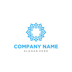 Simple and Minimalist technology Logo Design vector