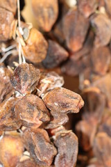 Tasty and sweet, dry persimmons
