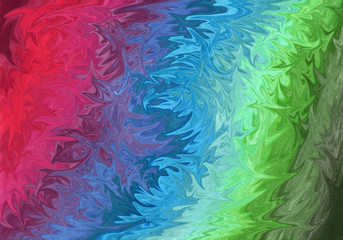 Colored rainbow swirl