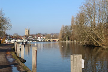 Fototapeta premium henley bridge over the thames