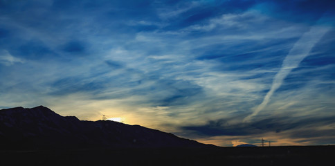sunset sky