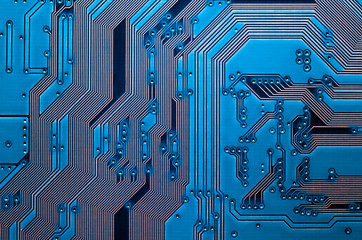 Electronic circuit board close up background texture