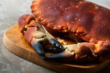 Steamed crab ready eat