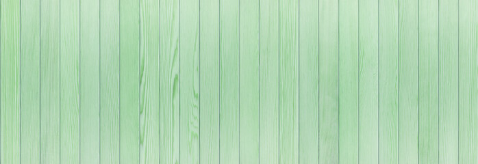 Obraz premium Green Wood Banner , Wood Texture Background Top View
