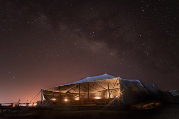 Special shot for the Milkyway over Siwa region in west Egypt