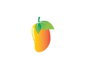 mango icon logo vector