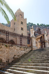 Obraz premium The Cathedral of Cefalu (Duomo di Cefalu), Sicily, Italy.