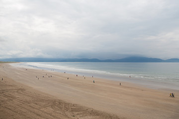 Irish landscape in county Kerry, Inch beach
